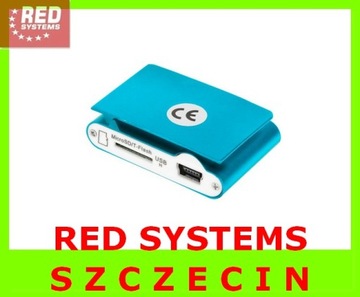 RED HIT Магазин MP3 max 32ГБ Синие наушники Щецин