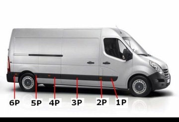 Listwa 4L / 4P Listwy Master Movano 10 - 20
