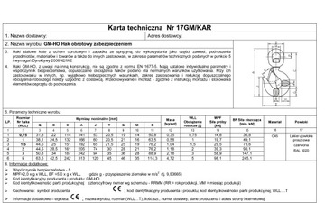 Крюк поворотный 5000 кг - сертифицирован - 25Т 25000кг