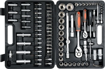 НАБОР ИНСТРУМЕНТОВ 1/4 1/2 94 шт. ТОРЦЕВЫЕ КЛЮЧИ