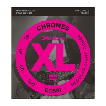 Струны D'ADDARIO Chromes ECB81 (45-100)