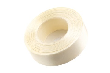 TASIEMKA ECRU WSTĄŻKA SATYNOWA 12mmx32m 004