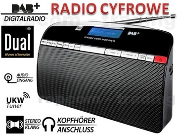 Цифровое стереорадио DAB/DAB+ FM DAB 14 DUAL