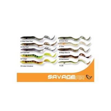 SAVAGE GEAR REAL EEL 15см 12г Черный Серебристый