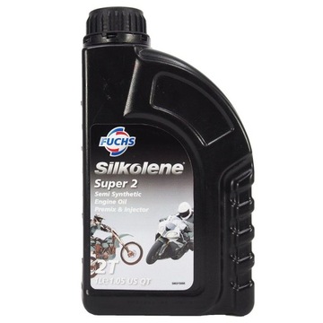 D63126 SILKOLENE Olej silnikowy 2T SILKOLENE Super 2 1l, API TC JASO FB Pół