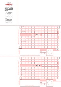 DRUK Polecenie Przelew Wpłata A4 2odc. STOLGRAF