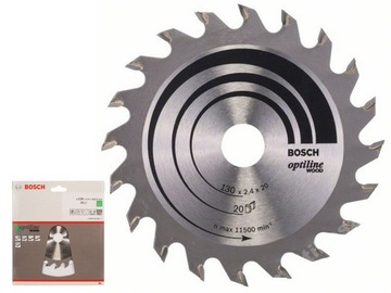 Дисковая пила Bosch 2 608 640 582 130x2,4x20