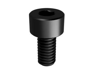 Śruba imbusowa czarna M6x25 gniazdo imbus 5szt