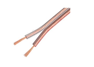 CABLETECH KABEL PRZEWÓD GŁOŚNIKOWY CCA 2 x 4.0mm ( transparetny )