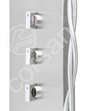 Стальная душевая панель Corsan Neo