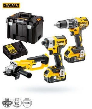 КОМБО набор из 3 инструментов, аккумулятор DeWalt DCK383P2T