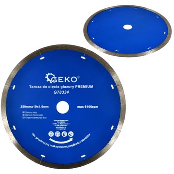 Tarcza diamentowa do terakoty glazury gresu 250mm