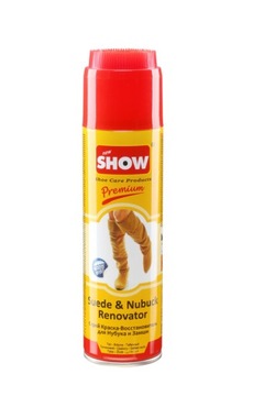 SHOW Farba pasta spray do zamszu nubuku butów 250ml kolor opalony