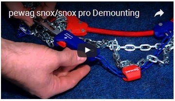 PEWAG SNOX PRO 550 ŁAŃCUCHY ŚNIEGOWE