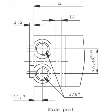 Silnik hydrauliczny orbitalny SMM40 16mm 2,2KW