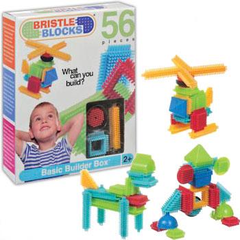 Klocki Jeżyki 56 el. Bristle Blocks B.Toys 2+