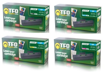 4x TONER TFO DO HP CC530A CC531A CC532A CC533A