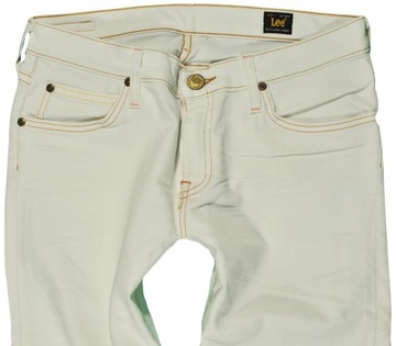 LEE spodnie LOW slim JEANS white JADE _ W29 L31