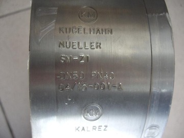 Клапан из нержавеющей стали KUGELHAHN MUELLER DN50 PN40