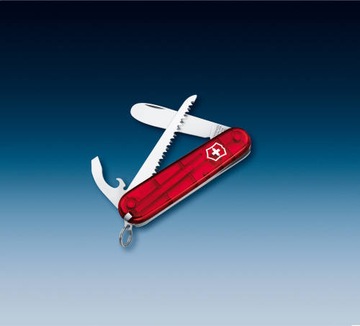 VICTORINOX PIERWSZY SCYZORYK 0.2373.T CeDe 84MM, 9 funkcji, smycz+łańcuszek