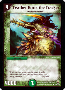 *DM-06 DUEL MASTERS - FEATHER HORN, THE TRACKER -