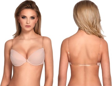 Vivisence Eve 1012 BIUSTONOSZ PUSH UP UNOSI ZBIERA SILIKONOWY TYŁ 75F