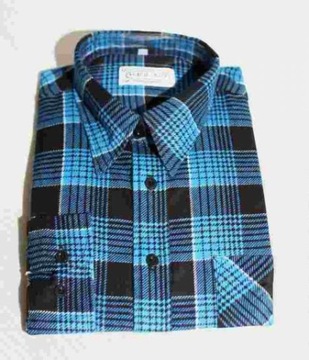 KOSZULA FLANELOWA ROBOCZA 100% BAWEŁNA r. 45