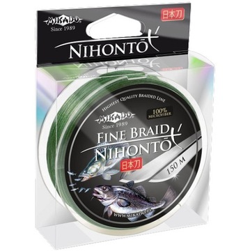 Mikado Nihonto Fine Braid Зеленый 0,10 мм