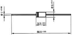 Z12V/5 Стабилитрон 12В 5Вт 1N5349B DO201