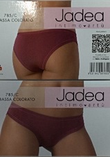 ТРУСИКИ ЖЕНСКИЕ ПЛАНКИ JADEA 785col (бордовый M)