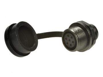 GNIAZDO 7 pin IP67 5A 125V Weipu