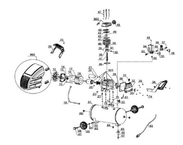 Прокладка ГБЦ Einhell BT-AC 230/24