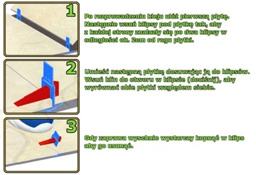 SYSTEM POZIOMOWANIA PŁYTEK KLINY+KLIPSY 400+100SZT