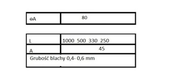 Облицовка дымохода 80 TURBO Кислотная труба 1м 901