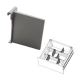 Przegroda szuflady na panel wewnętrzny system BOX