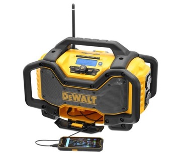Радиоприемник DeWalt DCR027 с зарядным устройством 18/54 В USB AUX DAB