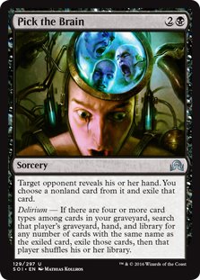 MTG 4x Pick the Brain (Uncommon)