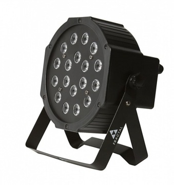 FRACTAL PAR LED 18X1W FLAT PAR RGB 3IN1