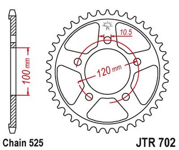 Комплект привода Aprilia 1000 RSV Tuono 06-09 DiD