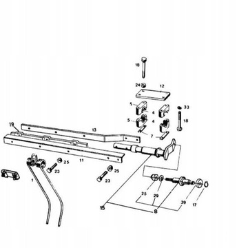 Рычаг управления граблями Deutz Fahr 06563320