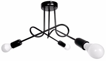 Lampa wisząca sufitowa plafon LOFT EDISON KOLORY