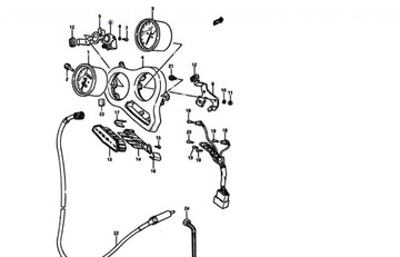 ПРИВОД СПИДОМЕТРА SUZUKI GSX-R RG RGV GSXR