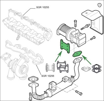 Заглушки EGR ALFA ROMEO FIAT 1.9JTDM OPEL 1.9CDTi