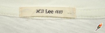 LEE t-shirt damski WHITE blue KATIE S/S _ S r36