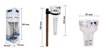 Вставьте дождемер с сумматором осадков.