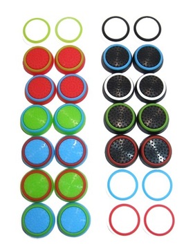 2x НАКЛАДКИ ИЗ СИЛИКОНОВОЙ РЕЗИНЫ для АНАЛОГОВОЙ PS5 DUALSENSE 5 ЦВЕТОВ 2 шт.