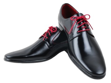 Ekskluzywne skórzane buty wizytowe TAPI 4618 nr 46