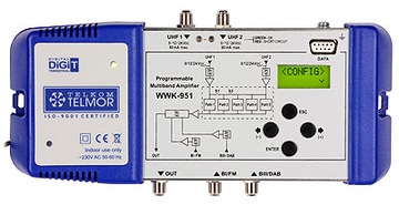 УСИЛИТЕЛЬ МНОГОДИАПАЗОННЫЙ WWK-951 ТЕЛКОМ-ТЕЛМОР