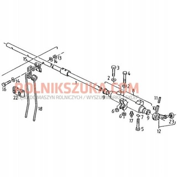 Зубья граблей Deutz Fahr 16504333 KS 1.30 1