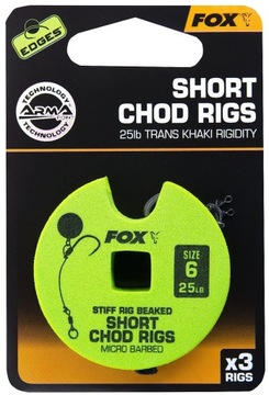 Размер поводков FOX Chod Rig Short. 6